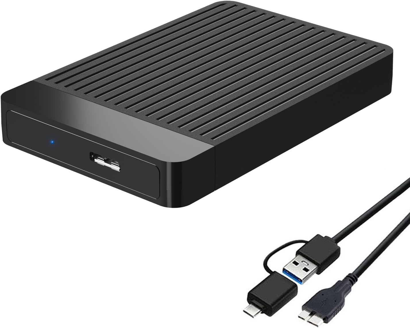 Disque dur externe portable ultra mince de 1 To USB 3.0 pour Mac, PC, PS4, Xbox One — Disque dur externe