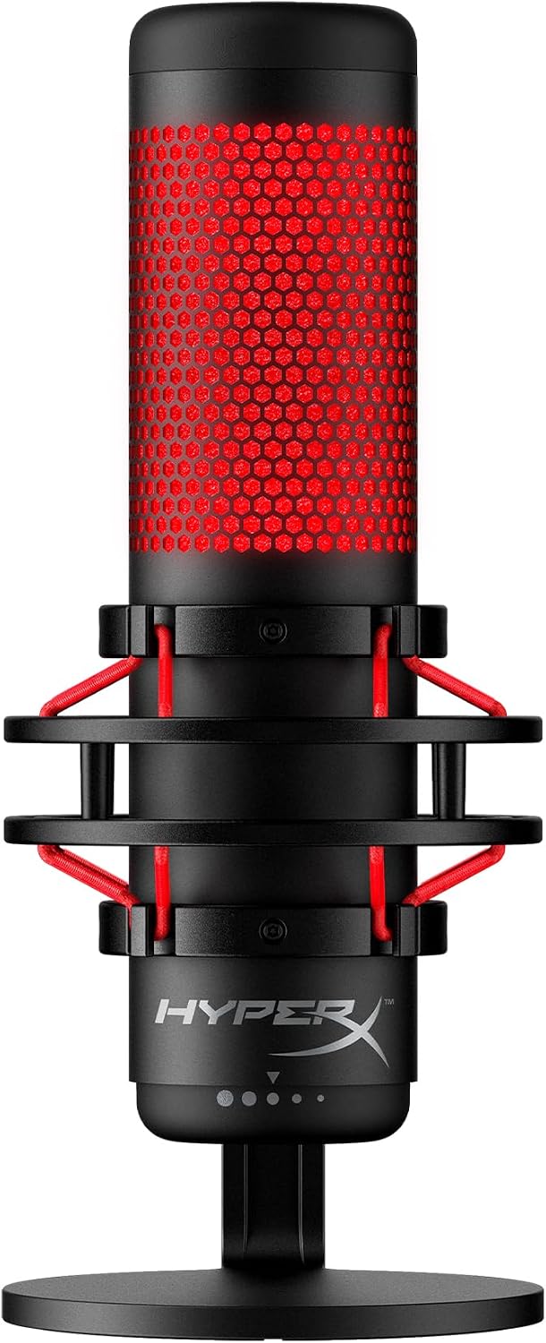 Microphone de jeu USB HyperX QuadCast pour PC, PS4, PS5, Mac — Micro USB