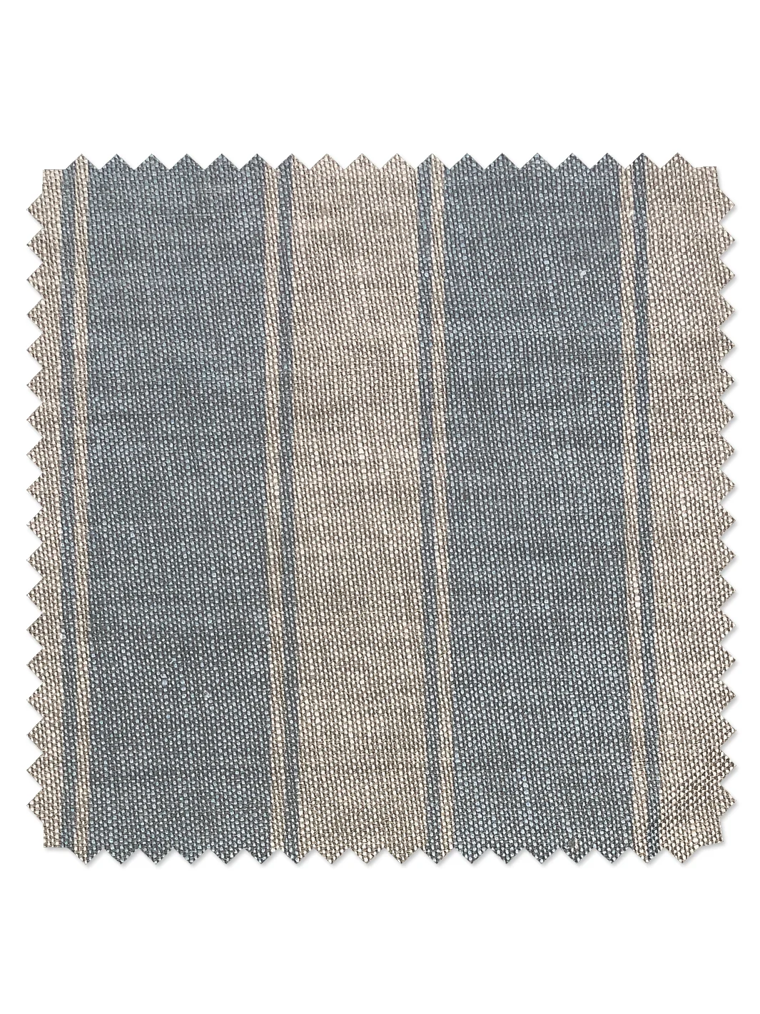 Ojai Stripe Flax Linen Fabric by Wallshoppe - Baby Blue — Fabric by the Yard