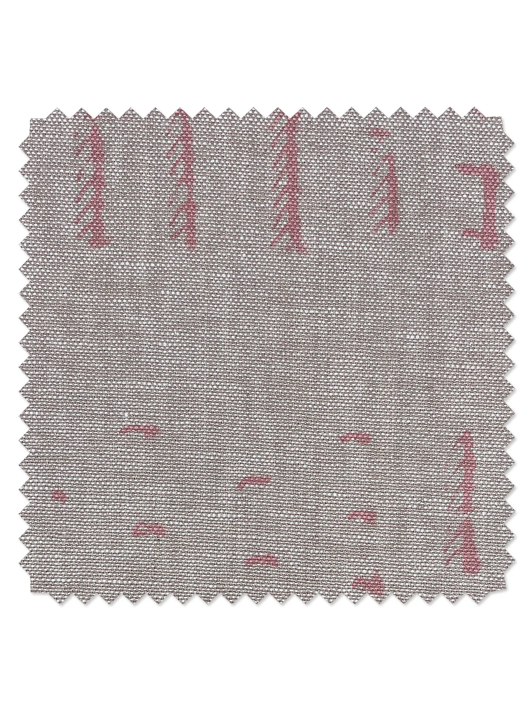 Stitch' Flax Linen Fabric by Nathan Turner - Pink