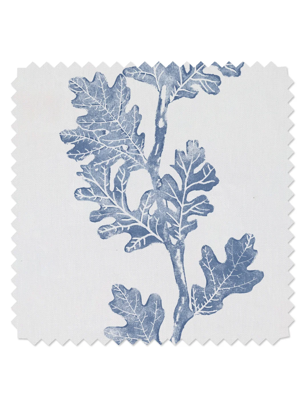 Tissu en lin à rayures Valley Oak par Nathan Turner - Bleu — Tissu au mètre