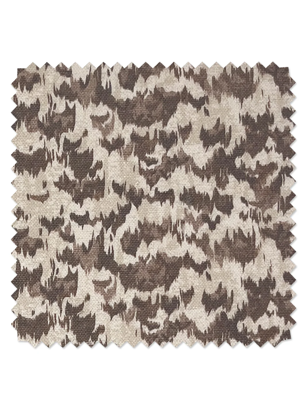 Owl' Linen Fabric by Nathan Turner - Brown