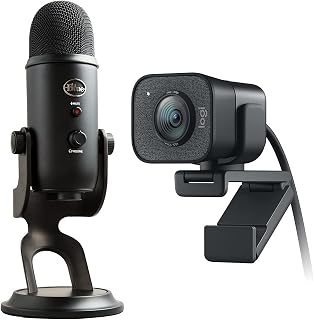 Webcam Logitech StreamCam 1080P HD avec USB-C et Microphone Intégré — Micro USB
