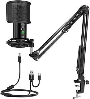 FIFINE USB Gaming Streaming Microphone Kit for PC - T683 — Usb Microphone