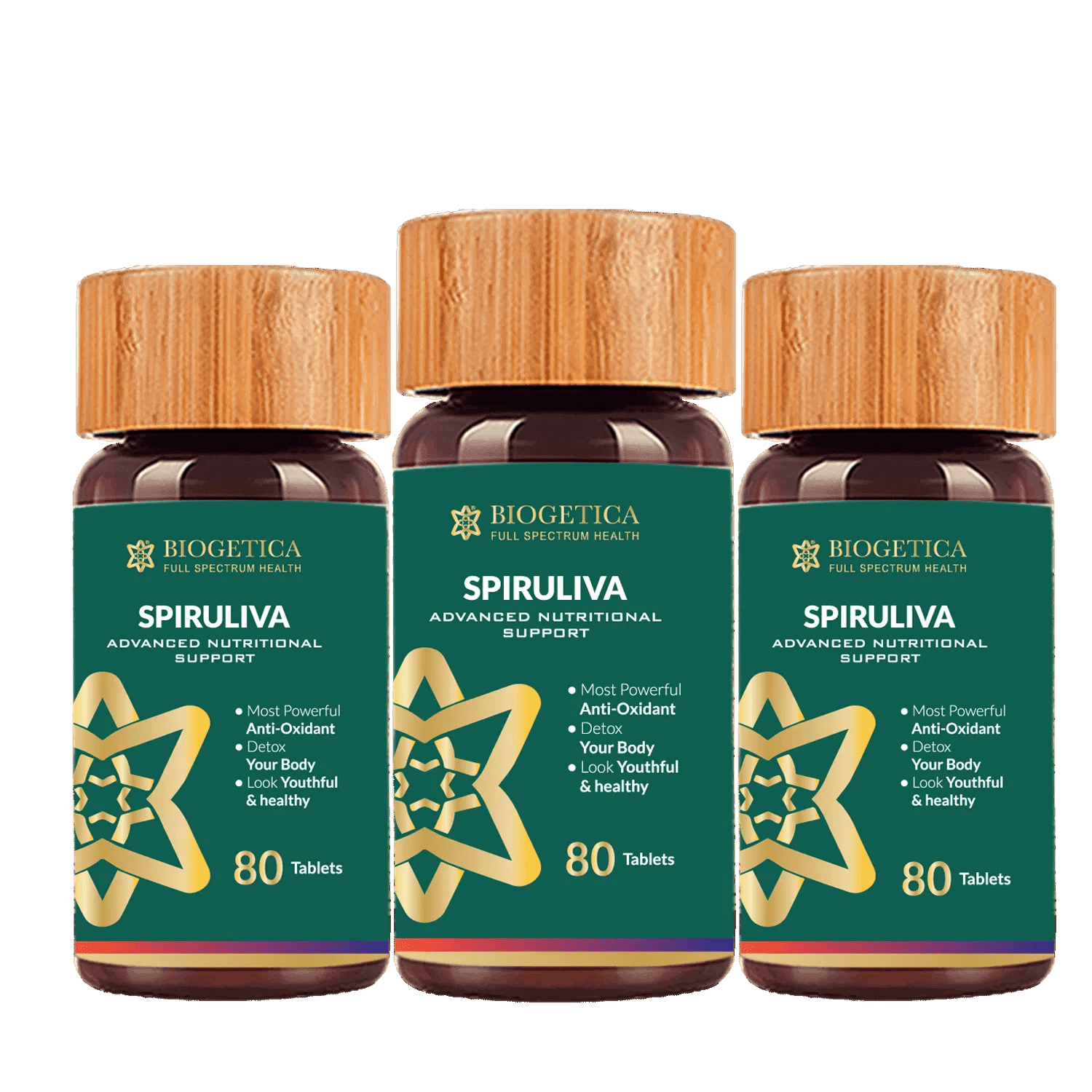 Spiruliva Super Saver Pack de 10 suppléments bien-être — Suppléments de bien-être