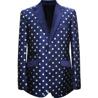 Alberto Nardoni Paisley-400 Navy/White Men's Blazer