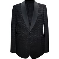 Alberto Nardoni Men's Paisley-500 Black Blazer