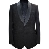 Alberto Nardoni Paisley-502 Black Men's Blazer