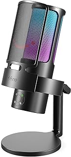 FIFINE USB Microphone for Gaming and Streaming with 4 Pickup Patterns — Usb Microphone