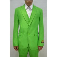 Costume vert pomme festif Alberto Nardoni pour homme