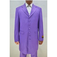 Costume de bal lavande pour hommes avec 7 boutons et design veste — Costumes et vestons pour hommes