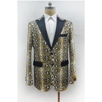 Blazers pour hommes Fashion Snake Skin