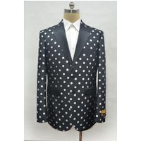 Blazers pour hommes en noir et blanc par AlbertoNardoniStore