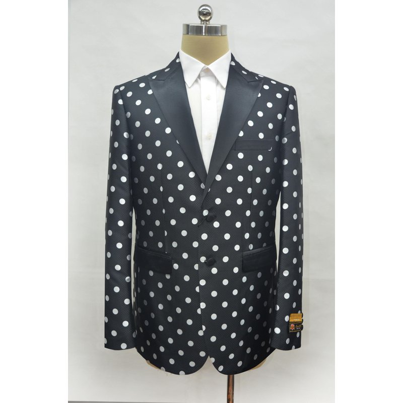 Black/White Men's Wholesale Blazers by AlbertoNardoniStore — Mens Suits & Blazers