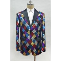 Blazer pour hommes Fashion Rainbow — Costumes et vestons pour hommes