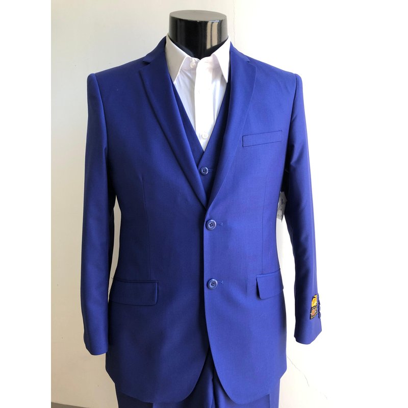 AlbertoNardoniStore Skinny Sapphire Costume Slim Fit — Accessoires de mode