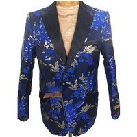 AlbertoNardoniStore JEN1-26 KK784-2 Veste Bleu Royal/Or