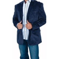 AlbertoNardoniStore Velvet-2BV Blazer Bleu Marine