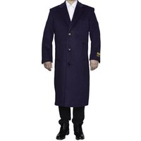 AlbertoNardoniStore Winter Jacket Men - Purple Overcoat — Winter Jacket Men