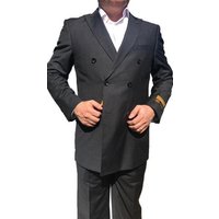Costume homme classique - Pantalon plissé Costumes d'Athlétisme Gris - Costume coupe haute