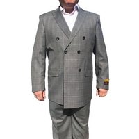 Veste de costume classique pour hommes en charbon avec pantalons plissés — Costumes et vestons pour hommes