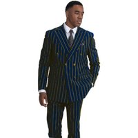 Veste de costume classique pour homme avec pantalons plissés — Costumes et vestons pour hommes