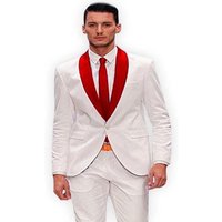 Tux-SH White/Red Tuxedo by AlbertoNardoniStore