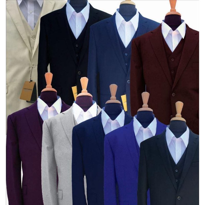 Costume coupe classique avec pantalon plissé - Coupe Athletic Executive — Costumes et vestons pour hommes
