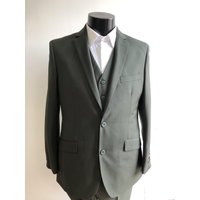 Alberto Nardoni AN-2V Olive - Men's Modern Fit Suit