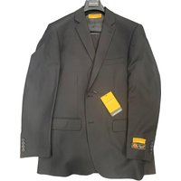 AlbertoNardoniStore Costume noir à fines rayures-2BV