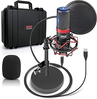Pyle USB Microphone for Podcasting, Streaming, and Gaming — Usb Microphone