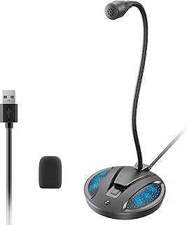 Plug & Play USB Microphone with Flexible Gooseneck for PC/Mac — Usb Microphone