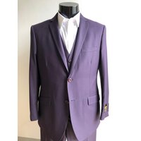 Alberto Nardoni Skinny Plum Mens Suit