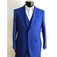 Alberto Nardoni Skinny Cobalt Men's Suit