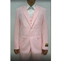 AlbertoNardoniStore Festive Pink Modern Fit Suit