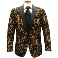 N-115 Black/Camel Men's Blazers