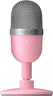 Microphone USB de Streaming Razer Seiren Mini - Rose Quartz — Micro USB