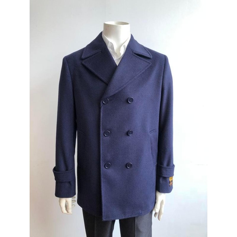 AlbertoNardoniStore Peacoat-Navy Men's Winter Jacket — Winter Jacket Men