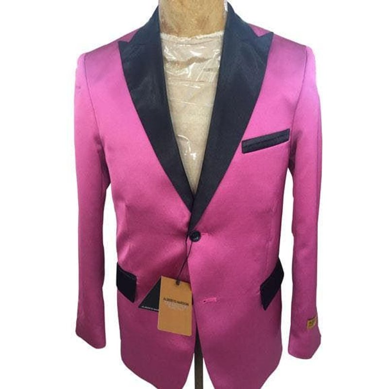 Alberto Nardoni Store W2-Stage-Rose Double Breasted Suit — Mens Suits & Blazers