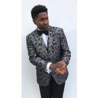 Alberto Nardoni Blazer-777 Black & Silver for Men