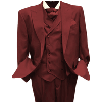 Alberto Nardoni Store Mens Suit Gadson-54-Burgundy