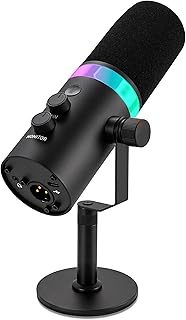 Pyle Dynamic Microphone with USB/XLR Inputs for Podcasting and Streaming — Usb Microphone