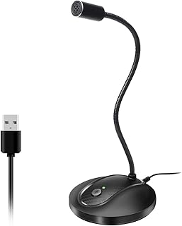 Microphone USB JOUNIVO avec bras flexible ajustable à 360 degrés — Micro USB