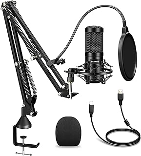 Aokeo USB Condenser Microphone Kit for PC Streaming and Podcasting
