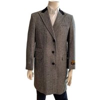 Alberto Nardoni Peaky-03 Herringbone Winter Jacket for Men — Winter Jacket Men