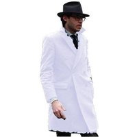 Manteau à Double Boutonnage Trois Quarts en Cachemire et Laine — Veste d'hiver Hommes
