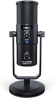 M-Audio Uber Mic | Microphone USB professionnel avec motifs polaires — Micro USB