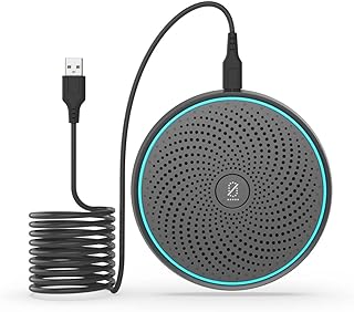 Microphone USB de Conférence ANSTEN, Microphone à Condensateur Omnidirectionnel — Micro USB
