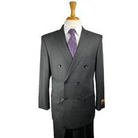 Alberto Nardoni Men's Black Double Breasted Blazer — Mens Suits & Blazers