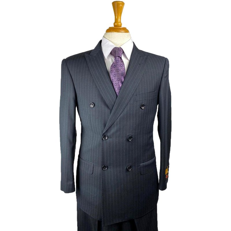 Navy Double Breasted Men's Blazers